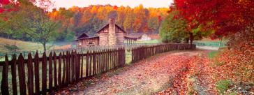 Pioneer Farm, Twin Falls State Park, West Virginia, USA by Ken Duncan
