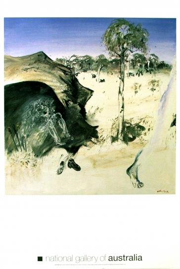 Artist in a Cave and Shoes and Model's Leg, 1973 by Arthur Boyd