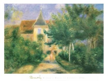 Renoir's House at Essoyes, 1906 by Auguste Renoir