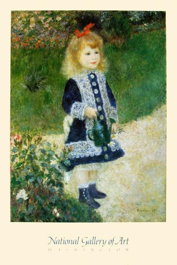 A Girl with a Watering Can, 1876 by Auguste Renoir