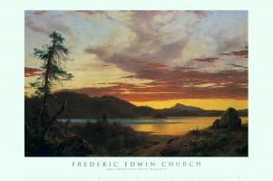 Sunset, 1856 by Frederic Edwin Church
