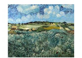 The Plain at Auvers, 1890 by Vincent Van Gogh