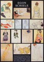 Fourteen Paintings by Egon Schiele