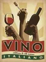 Vintage Advertising, Vino, Wine, Italy by Al Joeand