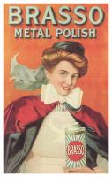 Brasso Metal Polish Vintage Print
