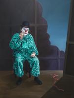 Clown by Gill Del-Mace (Original Oil Painting)