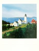Lighthouse in the Pines by Sally Caldwell Fisher