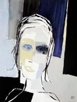 Femme aux yeux bleus by Christian Choisy