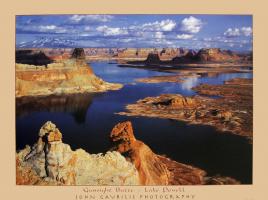Gunsight Butte - Lake Powell by John Gavrilis