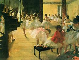 Ballet School, 1876 by Edgar Degas